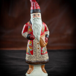 Floral Coat Santa