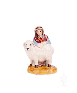 Shepherd Girl and Lamb