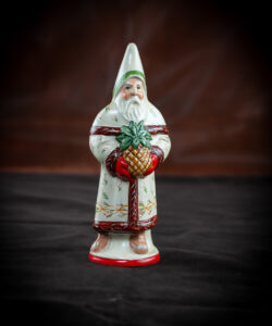White Father Christmas in Ivy Coat