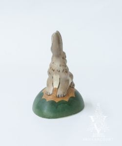 Grey Rabbit Looking Over Shoulder