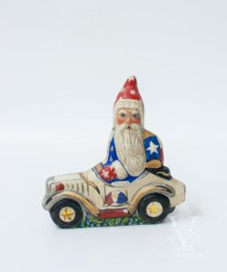Father Christmas in Armadillo Car