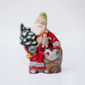 Father Christmas with Raggedy Ann