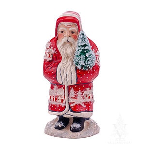 Small Red Village Father Christmas