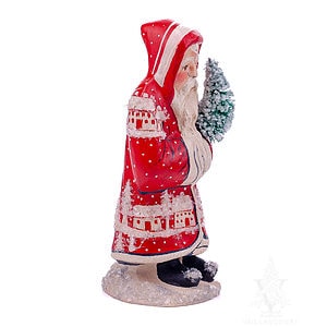 Small Red Village Father Christmas