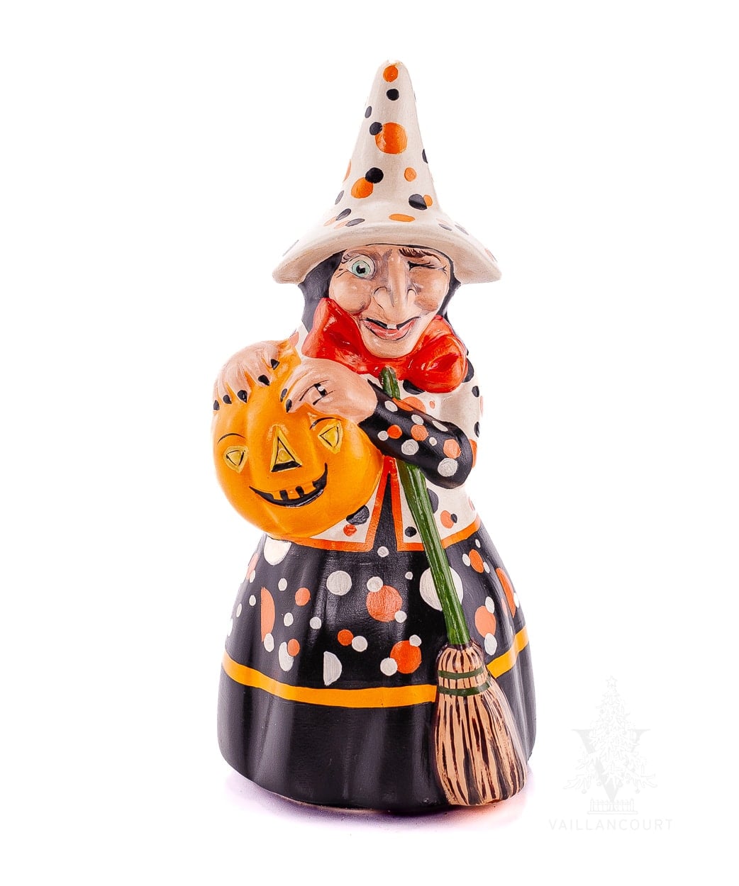 Witch Holding Pumpkin