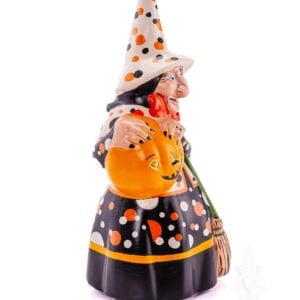 Witch Holding Pumpkin