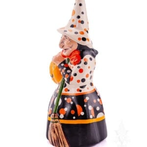 Witch Holding Pumpkin