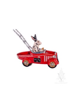 Parade Rabbit Driving Firetruck