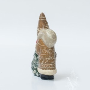 Gingerbread Santa with Tree and Teddy