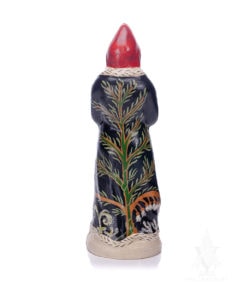 Father Christmas in Black Coat