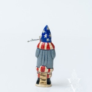 Tiny Patriotic Santa