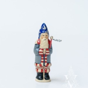 Tiny Patriotic Santa
