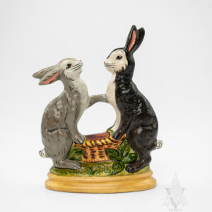 Dancing Rabbits with Basket