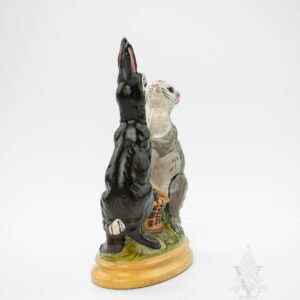 Dancing Rabbits with Basket