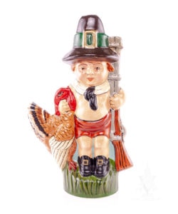 Pilgrim Boy with Turkey