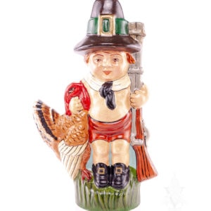 Pilgrim Boy with Turkey