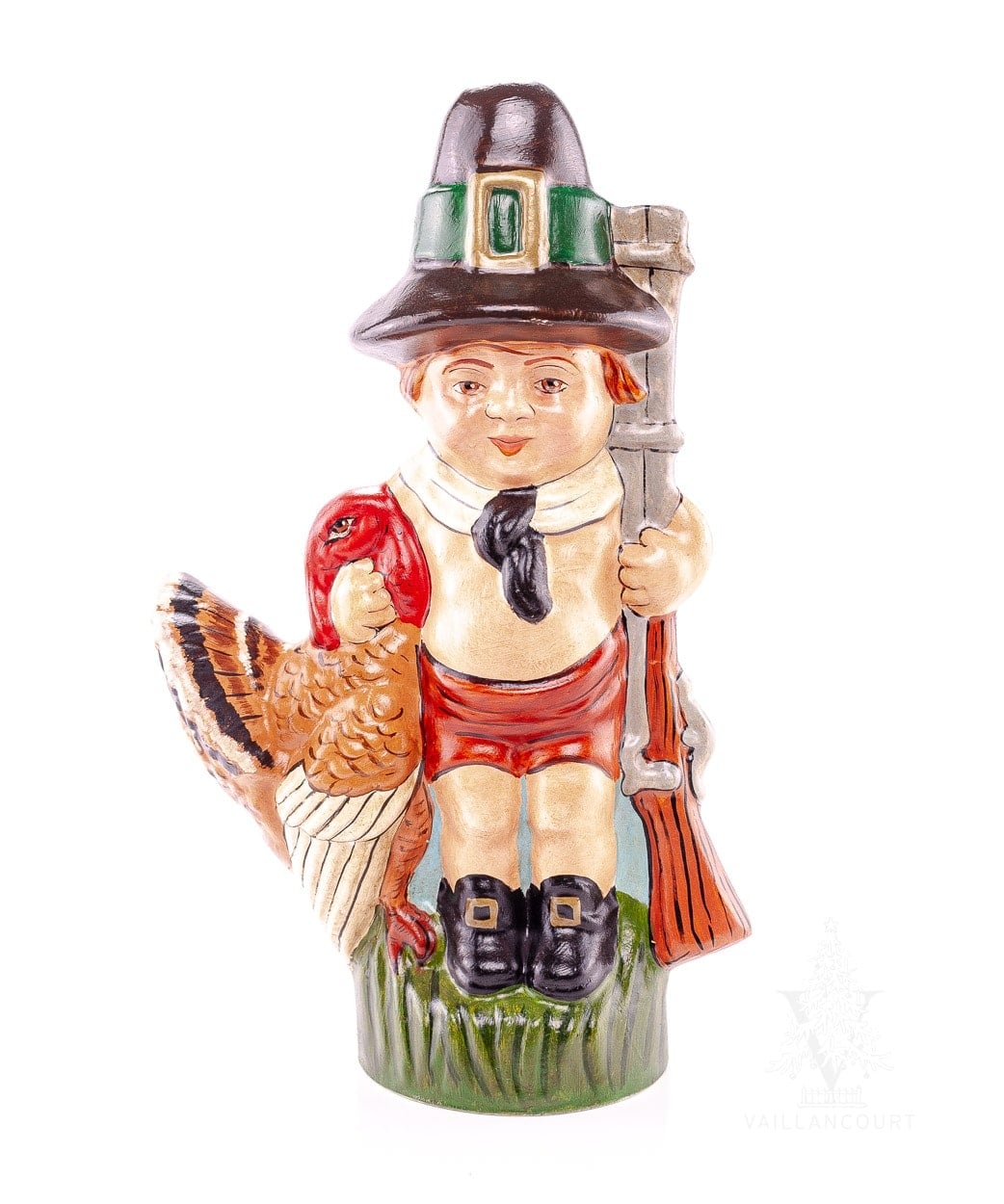 Pilgrim Boy with Turkey