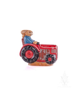 Rabbit Driving Red Tractor