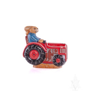 Rabbit Driving Red Tractor