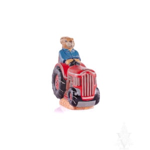 Rabbit Driving Red Tractor