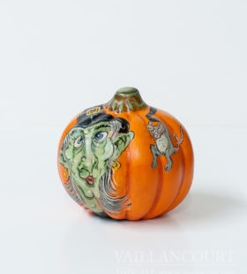 Assorted One-of-a-kind Pumpkin Chalkware, VFA Nr. 229A