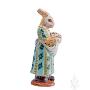 Rabbit with Bowl of Hot Eggs