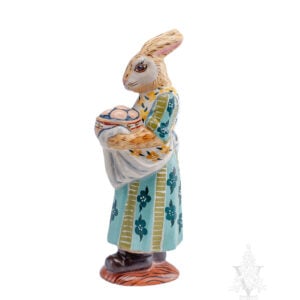 Rabbit with Bowl of Hot Eggs