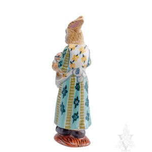 Rabbit with Bowl of Hot Eggs