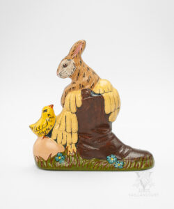 Small Egg with Rabbit in Boot