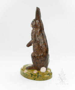 Large Rabbit Sitting in a Field of Clover