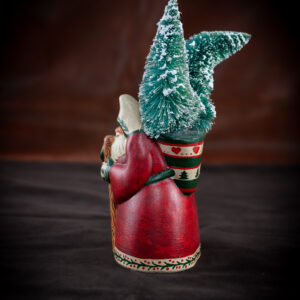 Father Christmas with Two Trees in His Sack