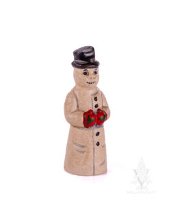 Snowman with Red Mittens