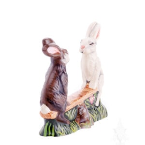 Two Rabbits on See-Saw