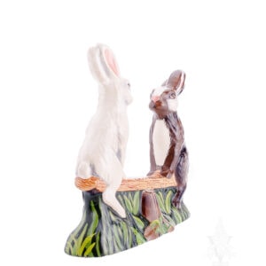 Two Rabbits on See-Saw