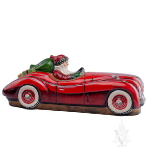 Santa in Red Jaguar