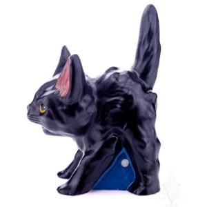 Large Black Hissing Cat