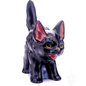 Large Black Hissing Cat