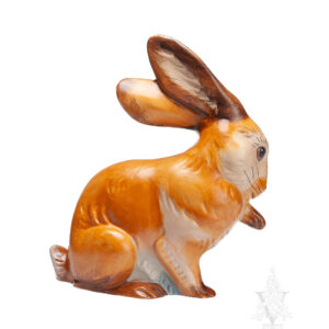 rabbit licking paw