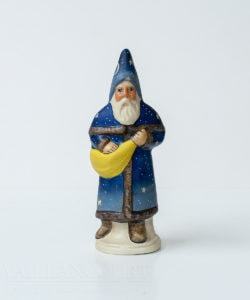 Father Christmas Blue with Stars