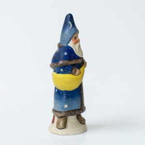 Father Christmas Blue with Stars