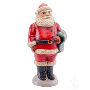 Santa Holding Star Blanket