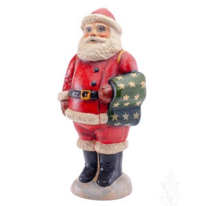 Santa Holding Star Blanket