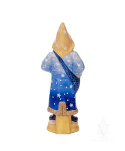 Blue Father Christmas with Stars