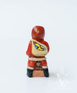 Santa Pushing Sack into Chimney