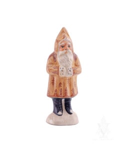 Father Christmas with Three Red Deer on Coat