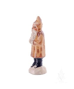 Father Christmas with Three Red Deer on Coat