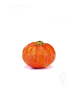 Pumpkin with Face on Bottom
