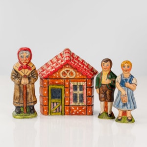 Hansel, Gretel, Witch, and House (4 piece set)