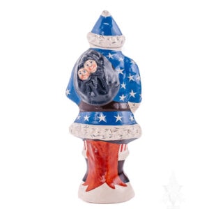 Civil War Stars and Stripes Santa