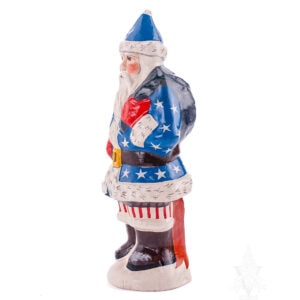Civil War Stars and Stripes Santa
